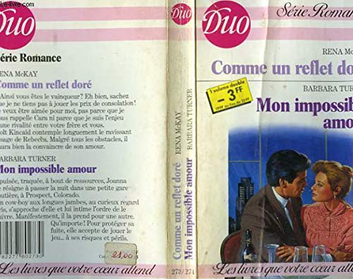 Stock image for COMME UN REFLET DORE. MON IMPOSSIBLE AMOUR for sale by Librairie rpgraphic
