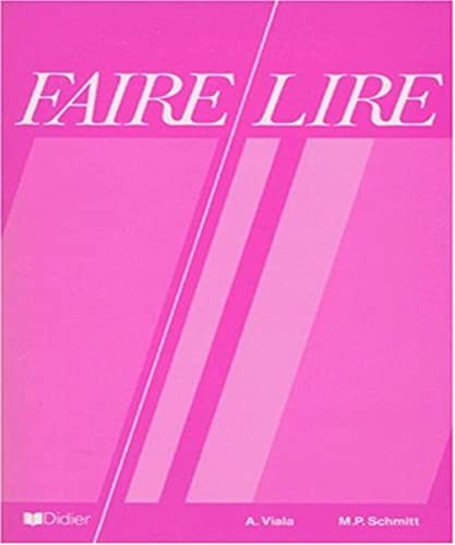 9782278032686: Faire Lire. Edition 1986