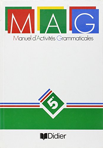 Beispielbild fr Manuel d'activits grammaticales, 5e zum Verkauf von medimops