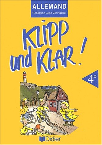 Beispielbild fr Klipp und klar !. Allemand, 4e, LV1, manuel zum Verkauf von medimops