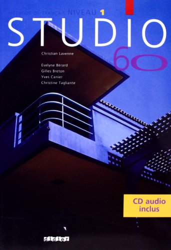 9782278049851: Studio 60. Niveau 1. Mthode De Franais: Livre de l'eleve & CD-audio 1