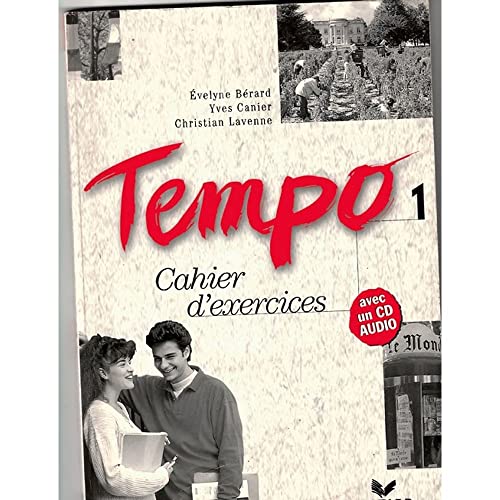 Imagen de archivo de Tempo 1: Cahier d'exercises avec CD AUDIO a la venta por European Books and Media LLC