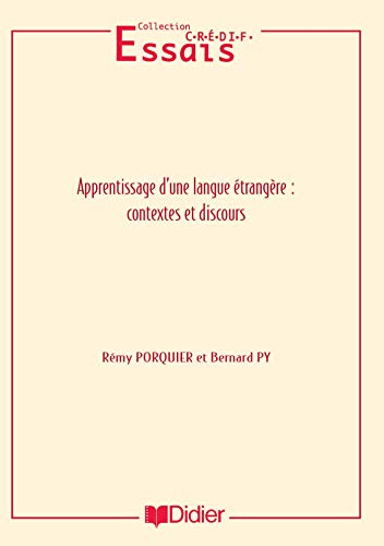 9782278053001: Apprentissage d'une langue trangre : contextes et discours: DID.ESSAIS