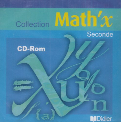 9782278057832: Math 'X 2de d 2005 CD- rom: Math 'X 2e d 2005 CD- rom