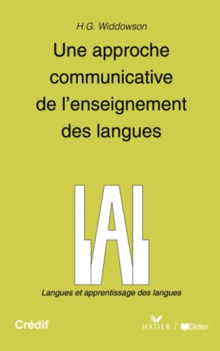 9782278058938: Une approche communicative de l'enseignement des langues - Livre: DID.LAL