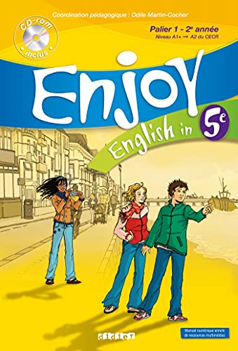 Stock image for English in 5e Enjoy : Palier 1 - 2e anne (1CD audio) for sale by Ammareal