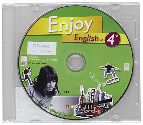 9782278063079: Enjoy English 4e - CD audio-rom de remplacement