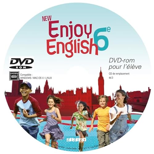 9782278063680: New Enjoy English 6e - DVD-rom lve de remplacement