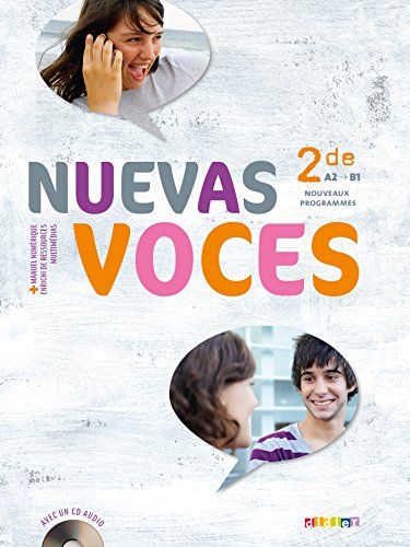 9782278066742: Nuevas Voces 2de - Livre + CD audio: A2-B1