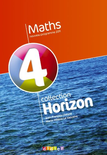 9782278070305: Maths Horizon 4e: Programme 2011