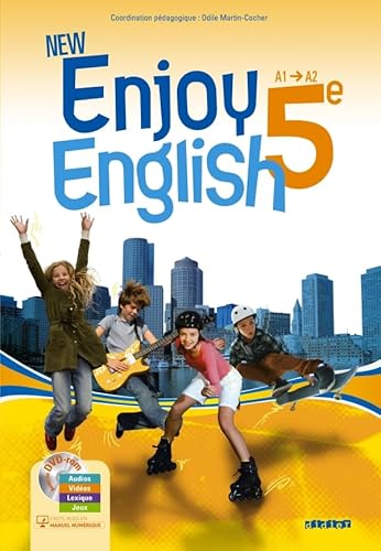 Stock image for New Enjoy English - Anglais 5e - Manuel + DVD-rom for sale by Gallix