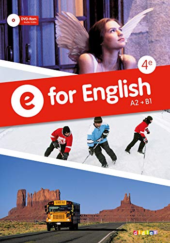 9782278073740: E for English 4e - Manuel + DVD-rom: A2  B1
