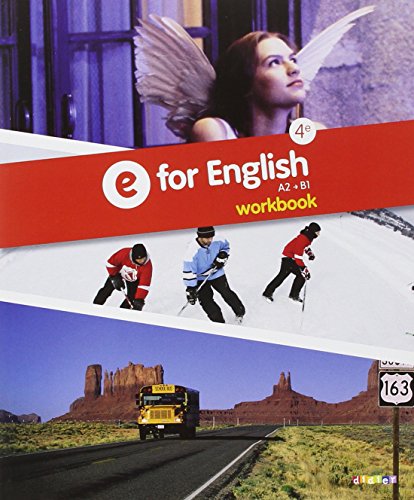 9782278076888: Anglais 4e A2 - B1: E for English. Workbook
