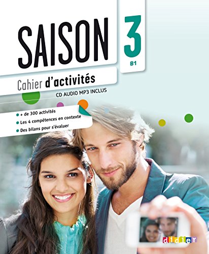 Beispielbild fr Saison niveau 3 - cahier + cd mp3 (French Edition) zum Verkauf von Zoom Books Company