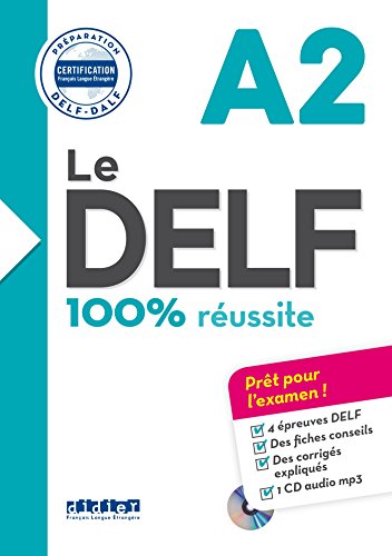 

Le DELF - 100% réussite - A2 - Livre + CD