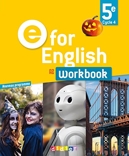 Imagen de archivo de E for English 5e (d.2017) - Workbook - version papier a la venta por Ammareal