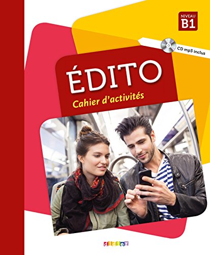 

Edito Niv.b1 (ã©d. 2018) - Cahier + Cd [french Language - No Binding ]
