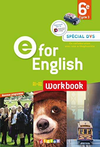 9782278090693: E for English 6e - Anglais Ed.2016 - Workbook Spcial DYS