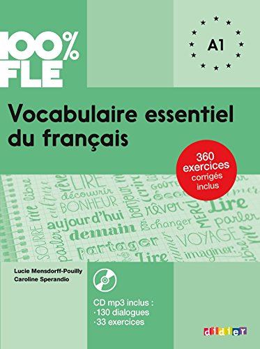 9782278090891: 100% FLE - Vocabulaire essentiel du franais A1 - Livre + CD