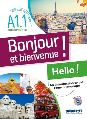 Stock image for Bonjour et bienvenue ! - anglophones a1.1 - livre + CD for sale by medimops