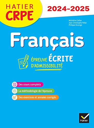 Stock image for Français - CRPE 2024-2025 - Epreuve écrite d'admissibilité [FRENCH LANGUAGE - Soft Cover ] for sale by booksXpress