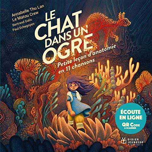 Beispielbild fr Le chat dans un ogre, Petite leon d'anatomie en 11 chansons - livre musical zum Verkauf von Ammareal