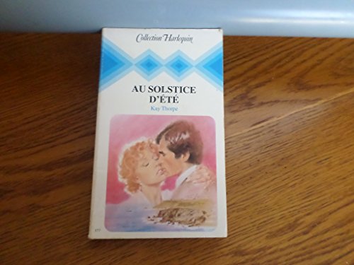 Stock image for Au solstice d't (Collection Harlequin) for sale by Librairie Th  la page