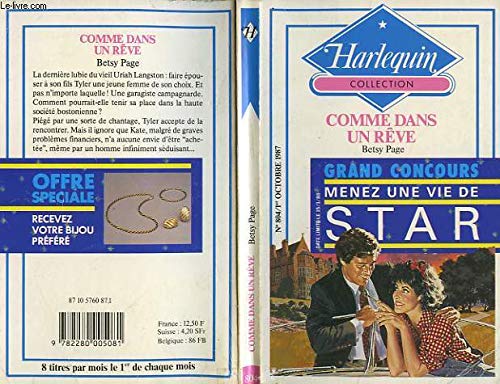 Beispielbild fr Comme dans un rve (Harlequin) zum Verkauf von Ammareal