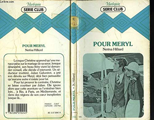 Beispielbild fr Pour Meryl (Harlequin) zum Verkauf von Ammareal