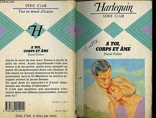 Beispielbild fr  toi, corps et me (Harlequin) zum Verkauf von Ammareal