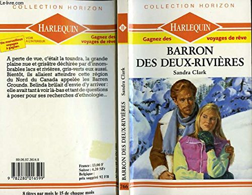 Imagen de archivo de Barron des Deux-Rivires (Collection Horizon) a la venta por Librairie Th  la page