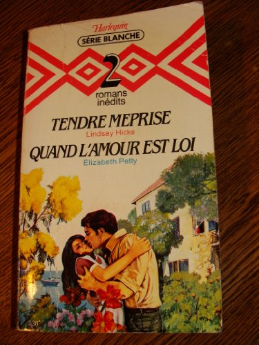 Stock image for Tendre mprise (Harlequin) for sale by Librairie Th  la page