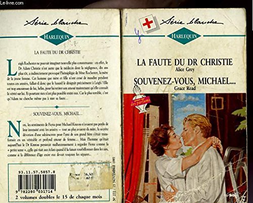 Stock image for La faute du dr christie suivi desouvenez vous michael. for sale by medimops
