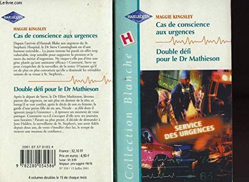 Stock image for Cas de conscience aux urgences. Double dfi pour le Dr Mathieson for sale by Librairie Th  la page