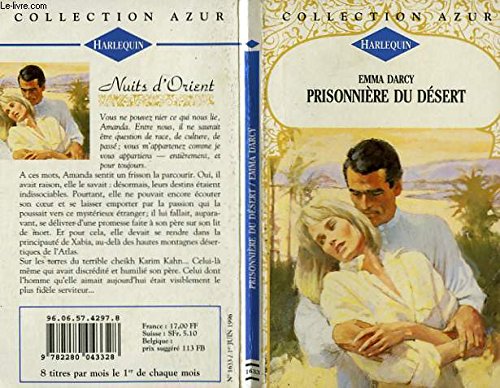 PrisonniÃ¨re du dÃ©sert (Collection Azur) (9782280043328) by Emma Darcy