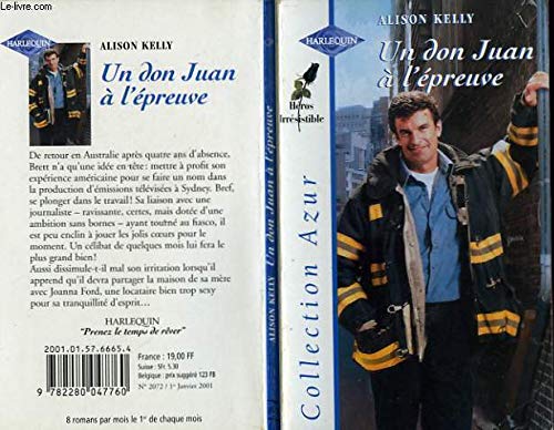 Imagen de archivo de Un don juan  l'preuve : Collection Harlequin azur n2072 a la venta por Librairie Th  la page