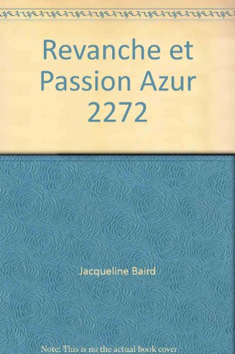Stock image for Revanche et Passion Azur 2272 for sale by Librairie Th  la page