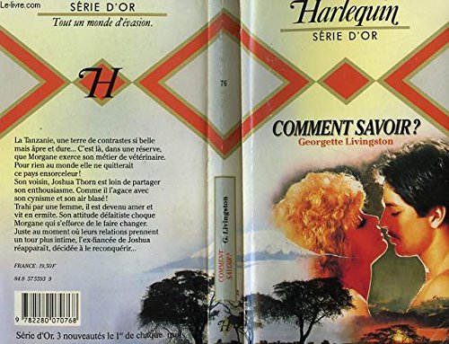 Imagen de archivo de Comment savoir ? a la venta por Librairie Th  la page