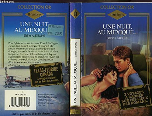Stock image for UNE NUIT AU MEXIQUE. for sale by Librairie rpgraphic