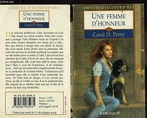 Stock image for Une Femme D'honneur (amours D'aujourd'hui) for sale by RECYCLIVRE