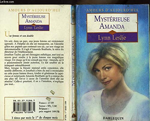 Imagen de archivo de Mystrieuse Amanda (Amours d'aujourd'hui) a la venta por Librairie Th  la page