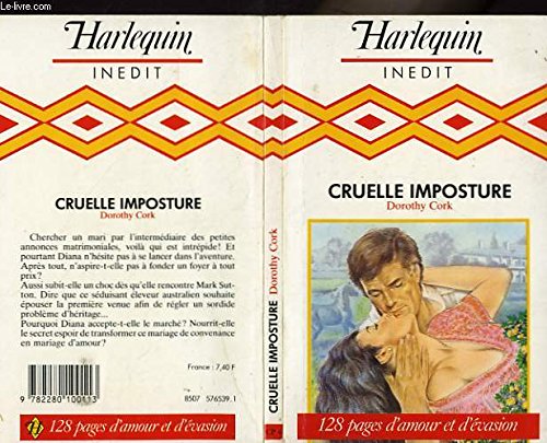 Beispielbild fr Cruelle imposture zum Verkauf von Librairie Th  la page