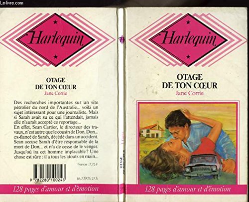 Beispielbild fr Otage De Ton Coeur (harlequin) zum Verkauf von RECYCLIVRE