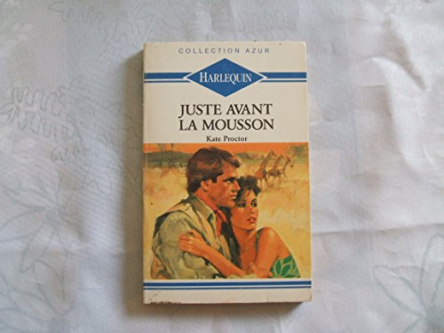 Stock image for Juste avant la mousson for sale by Librairie Th  la page