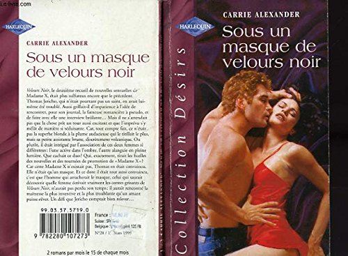 Beispielbild fr Sous un masque de velours noir zum Verkauf von medimops