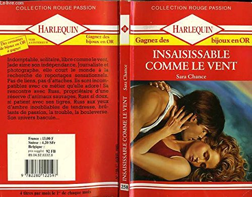 Beispielbild fr Insaisissable comme le vent (Collection Rouge passion) zum Verkauf von Ammareal