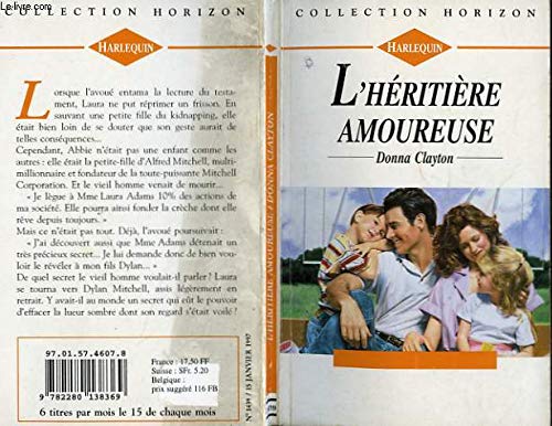 Beispielbild fr L'hritire amoureuse (Collection Horizon) zum Verkauf von Ammareal