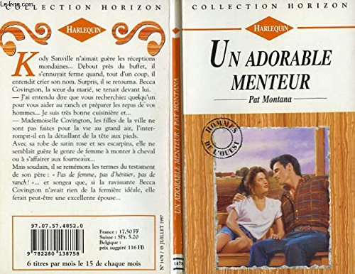 Beispielbild fr Un adorable menteur - story book bride zum Verkauf von Ammareal