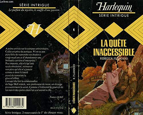 Beispielbild fr La Qute inaccessible zum Verkauf von Librairie Th  la page