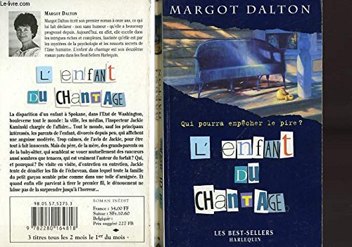Stock image for L'enfant du chantage for sale by Librairie Th  la page
